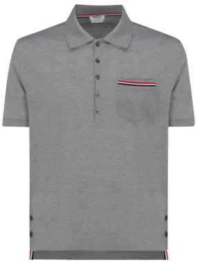 Thom Browne Rwb Cotton Polo Shirt