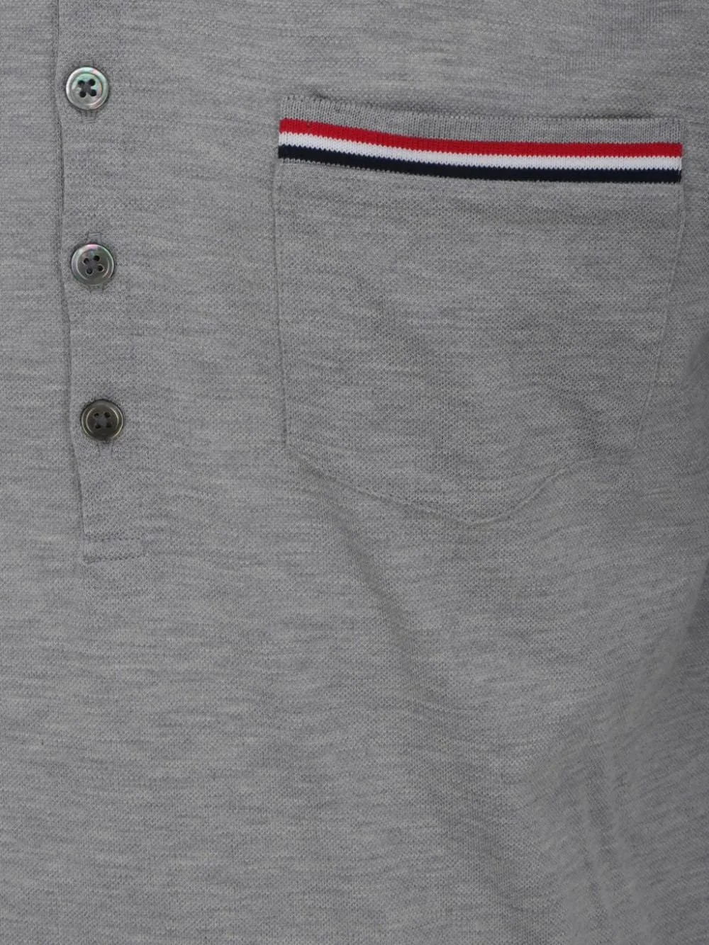 Thom Browne Rwb Cotton Polo Shirt