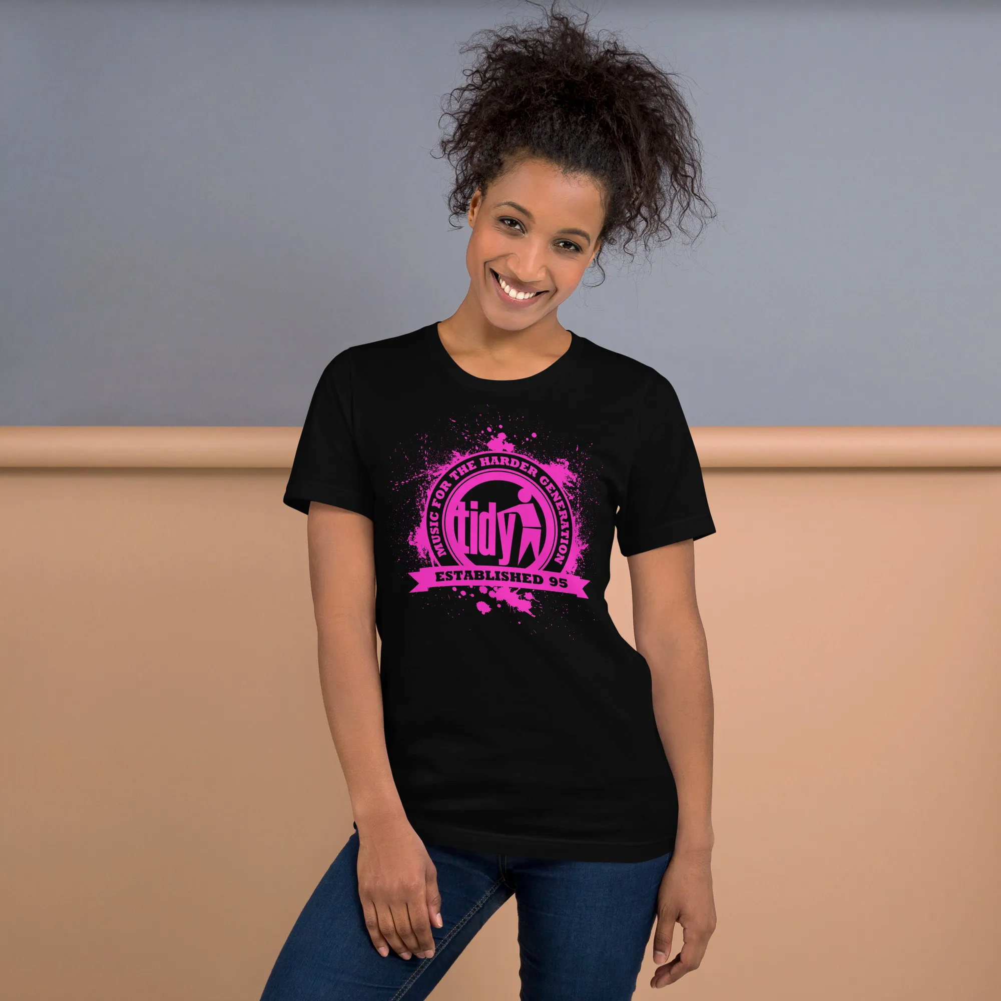 Tidy Splash (Pink) Unisex Tee