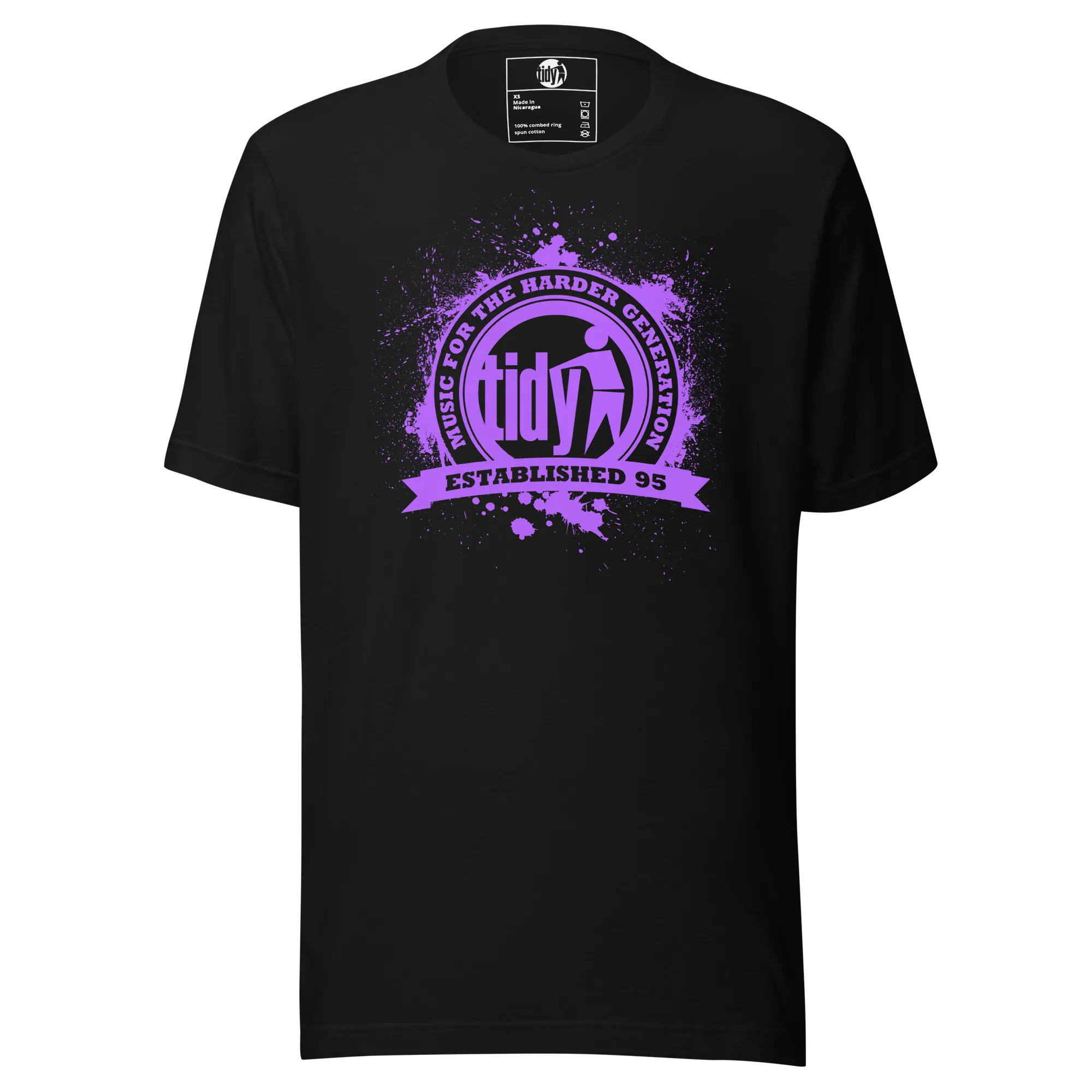 Tidy Splash Purple (Unisex Tee)