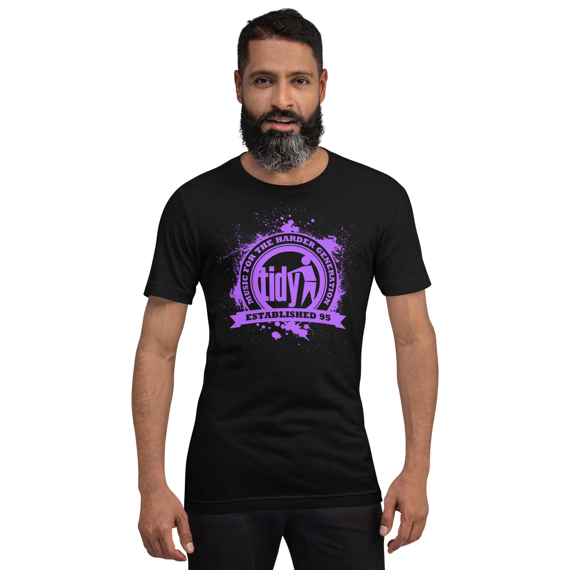 Tidy Splash Purple (Unisex Tee)