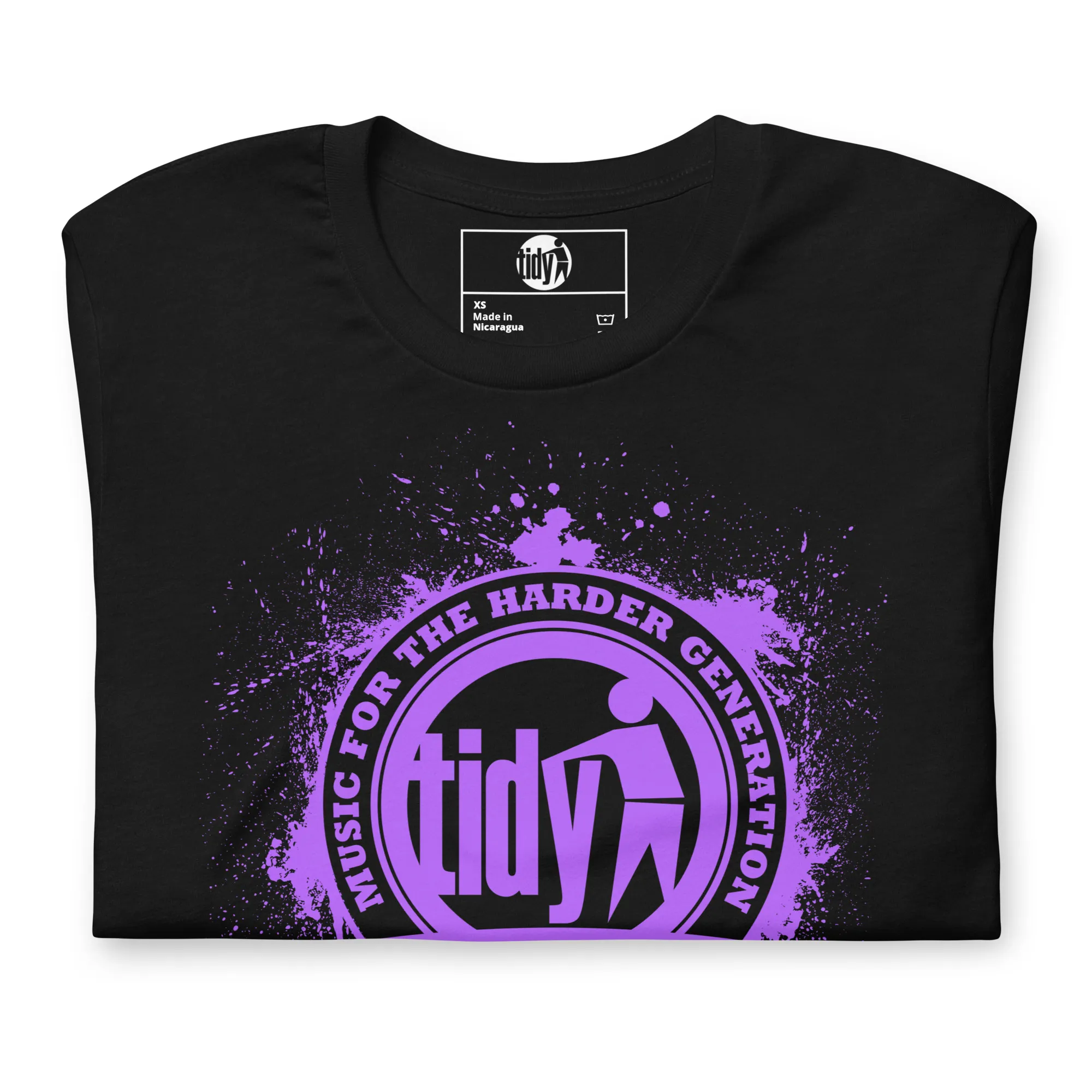 Tidy Splash Purple (Unisex Tee)