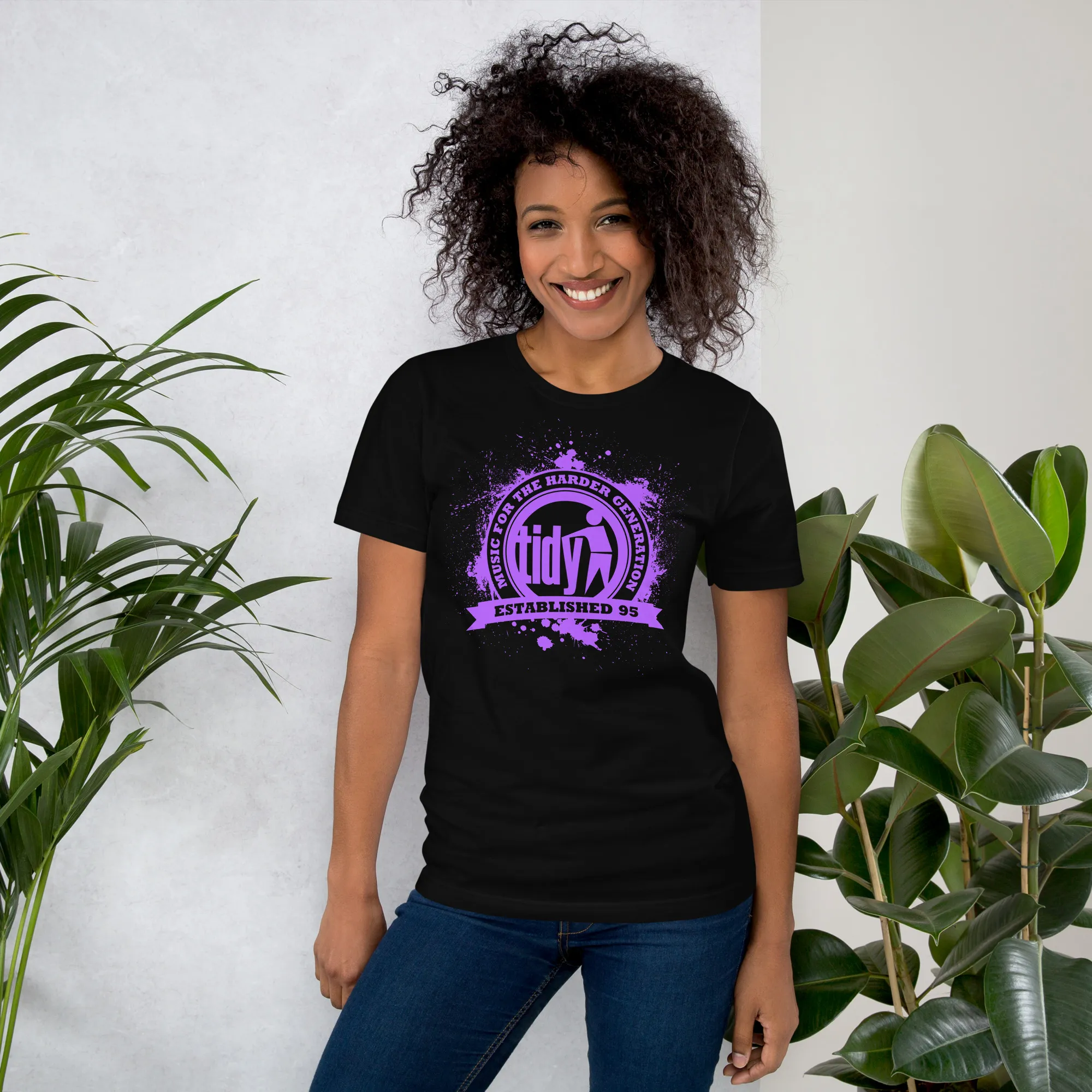 Tidy Splash Purple (Unisex Tee)