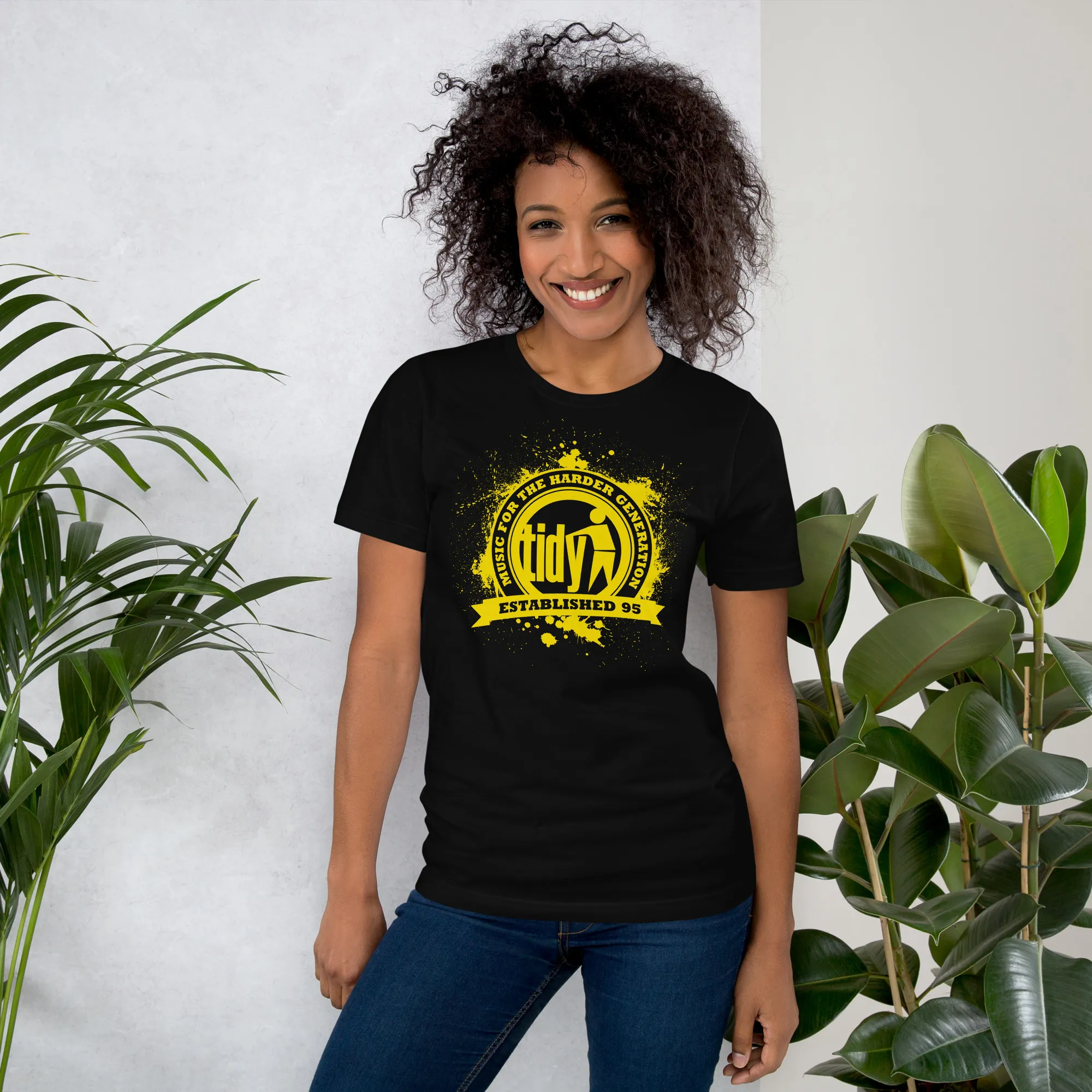 Tidy Splash Yellow (Unisex Tee)