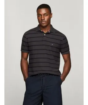 Tommy Hilfiger Men's Regular Fit Stripe Wicking Polo