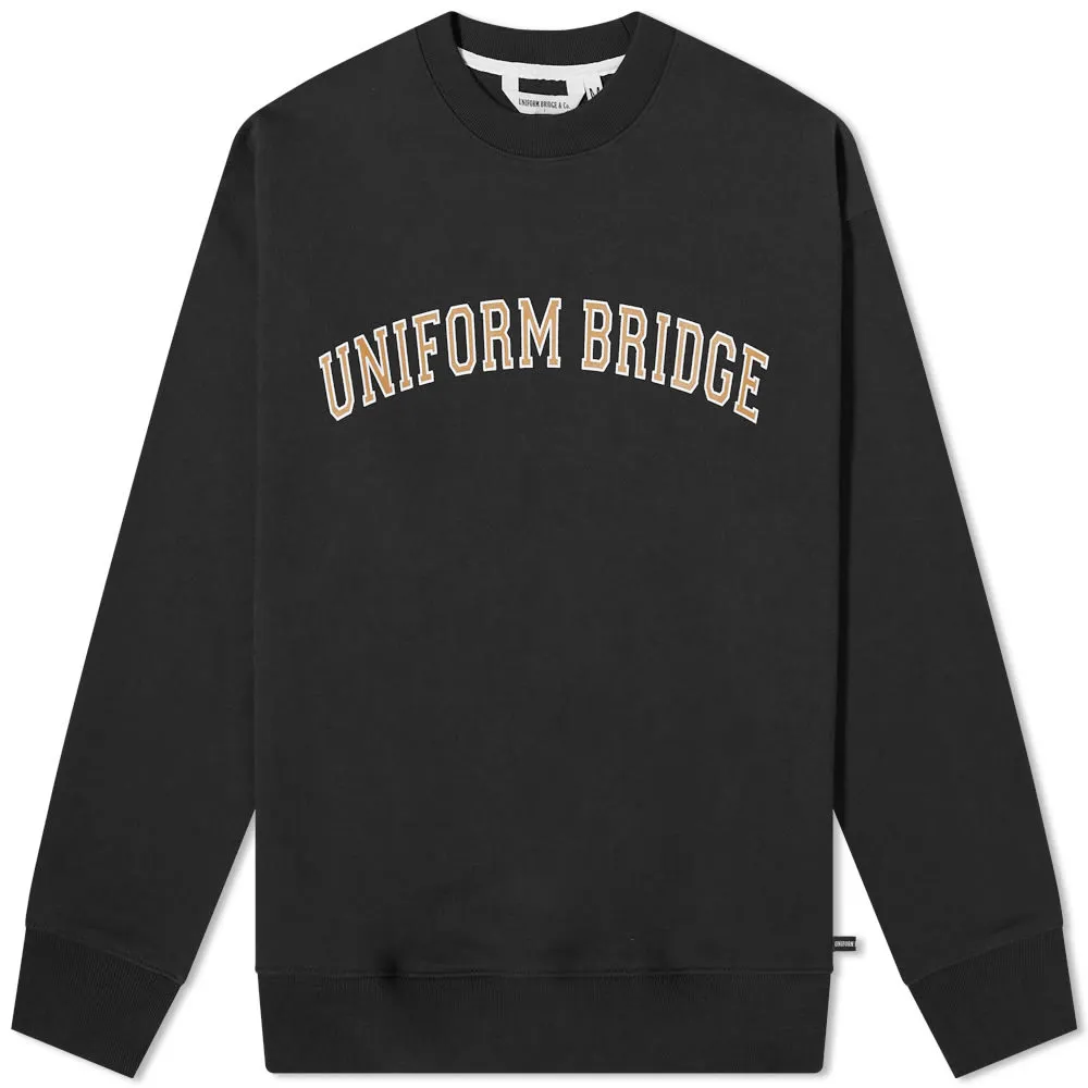 Uniform Bridge Arch Logo Crew SweatBlack