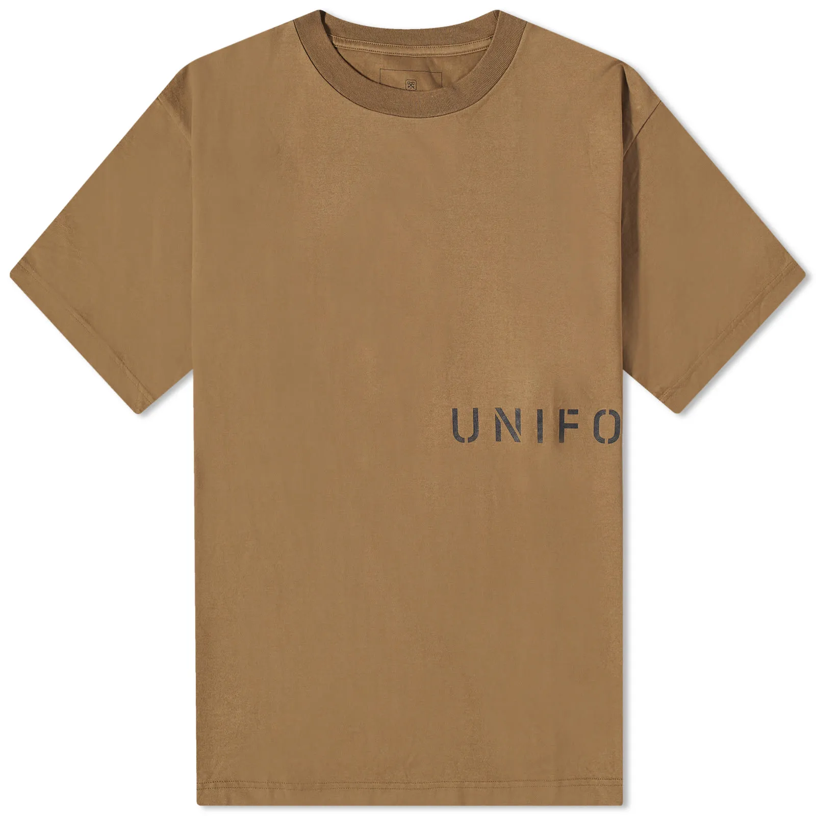 Uniform Experiment Authentic Logo T-ShirtBeige