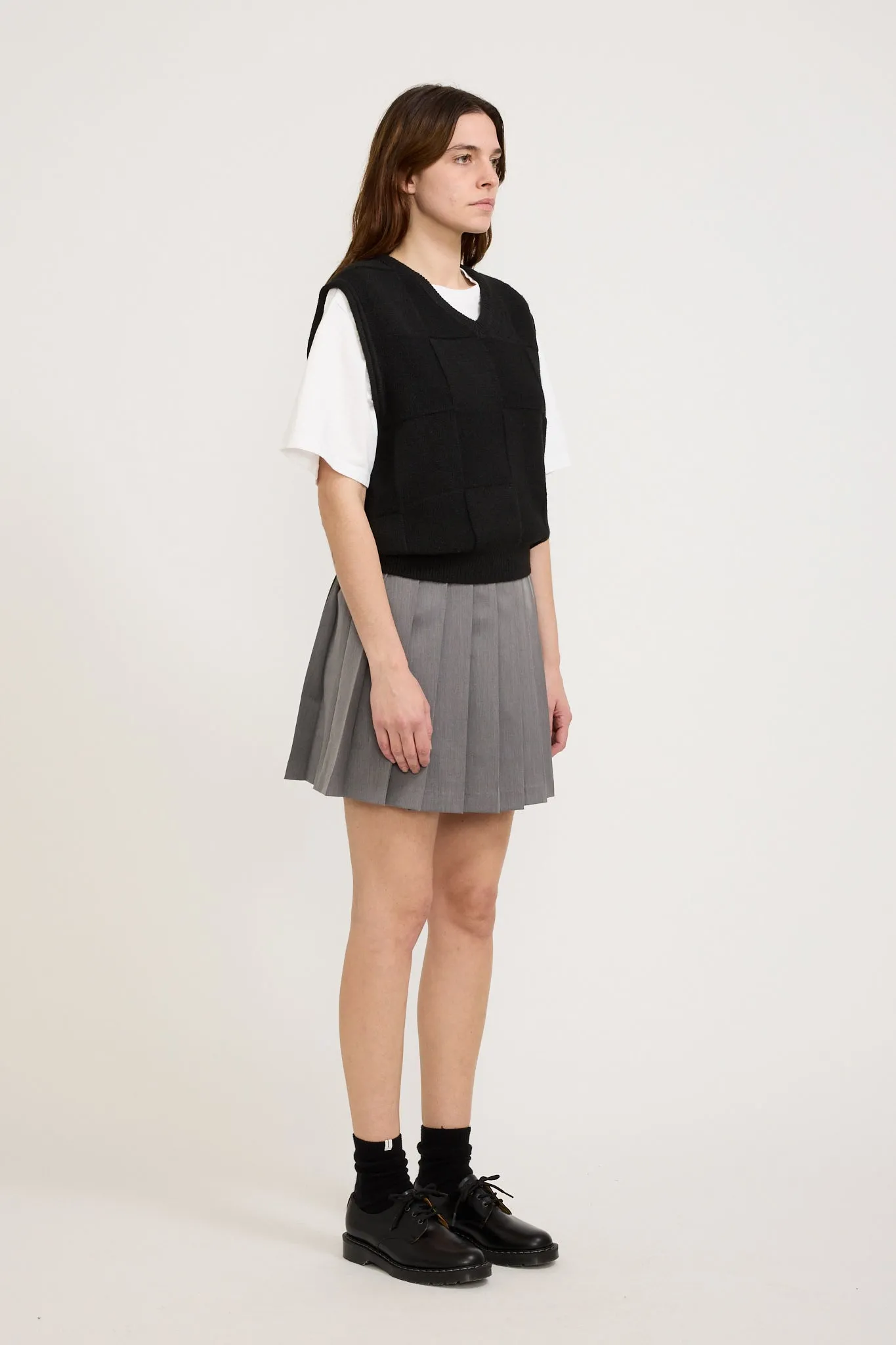Unisex Essential Knit Vest Black