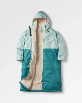 Waves Recycelter Sherpa Gefütterter Surf-Poncho - Surf Spray/Tiefsee