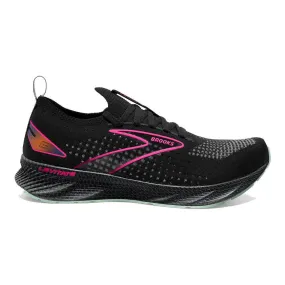 Women's Brooks Levitate 6 StealthFit Black Pink Size 11 Medium B