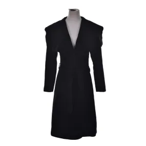 Woolen Overcoat Women long black red royal trench british style manteau femal coats  SM6