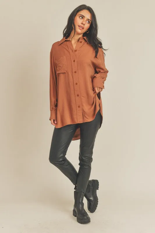 Wynona Oversized Collared Shirt