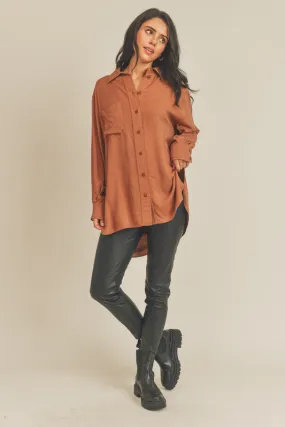 Wynona Oversized Collared Shirt