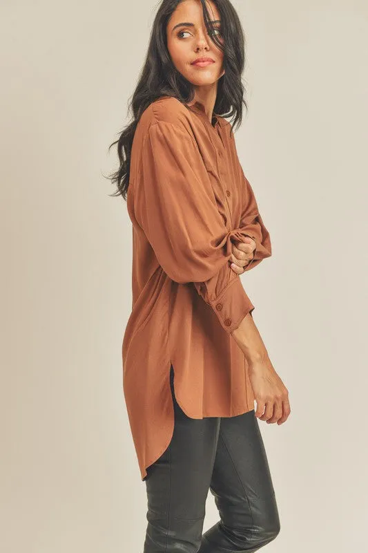 Wynona Oversized Collared Shirt