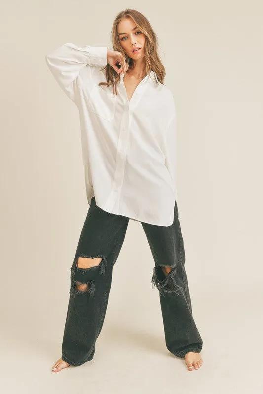 Wynona Oversized Collared Shirt