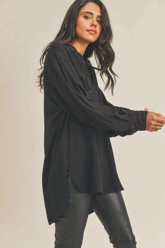 Wynona Oversized Collared Shirt