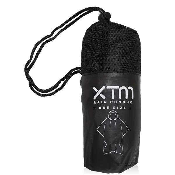 XTM Stash Poncho - waterproof, lightweight rain poncho