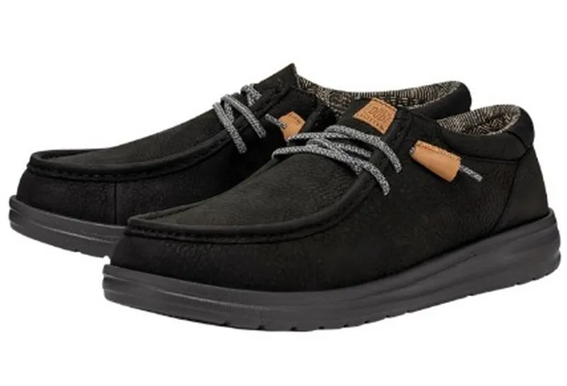 Zapatos Dude CRAFT WALLY piel vegana negro