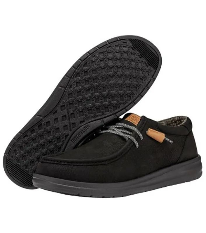 Zapatos Dude CRAFT WALLY piel vegana negro